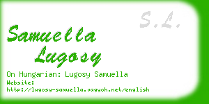 samuella lugosy business card